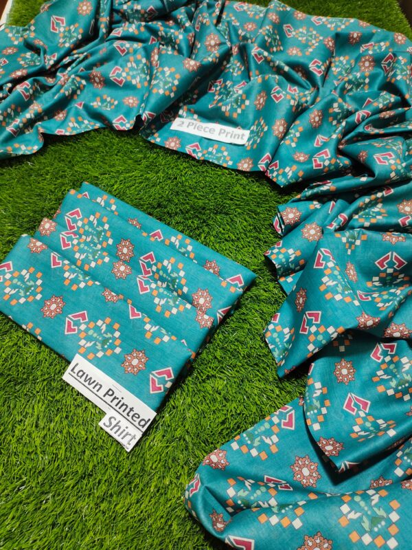 Printed Lawn 2 Piece Unstitched - Image 4