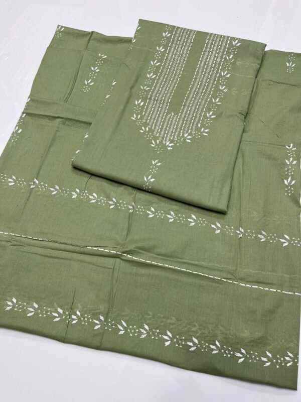 Dupatta Lawn Embroidered 3 Piece - Image 2