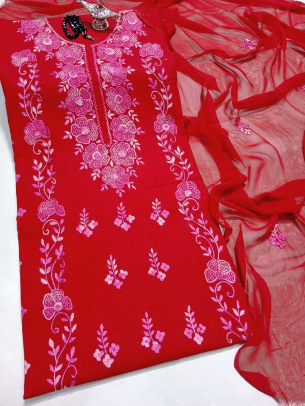 Lawn Handmade Embroidery 3 Pcs - Image 6