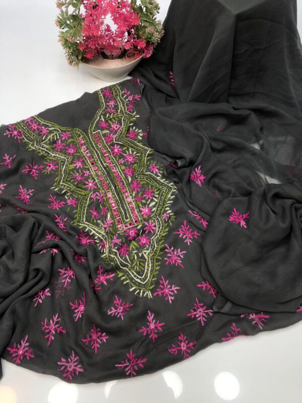 Chiffon Traditional Gala work 2 Pcs - Image 6