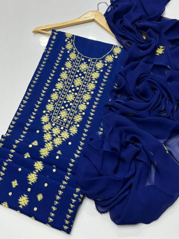 Banarsi Tanka Embroidery 3 Pcs - Image 3