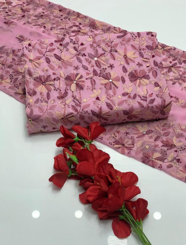 Chiffon Kaacha  Work 2 Pcs