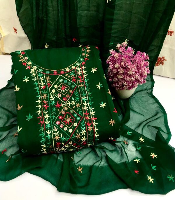 Chiffon Banarsi Embroidery  2 Pcs - Image 16