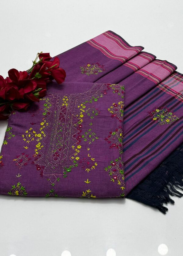 Afghani Shesha Work 3 Pcs - Image 4