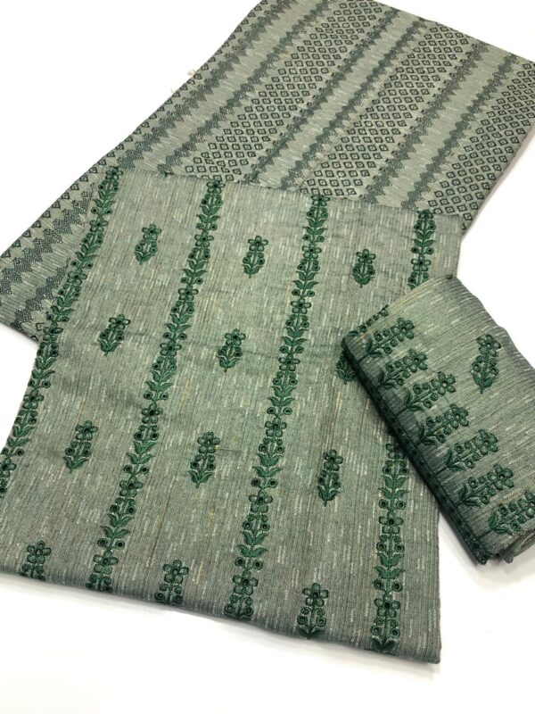 Embroidered Jacquard 3 Pcs - Image 3