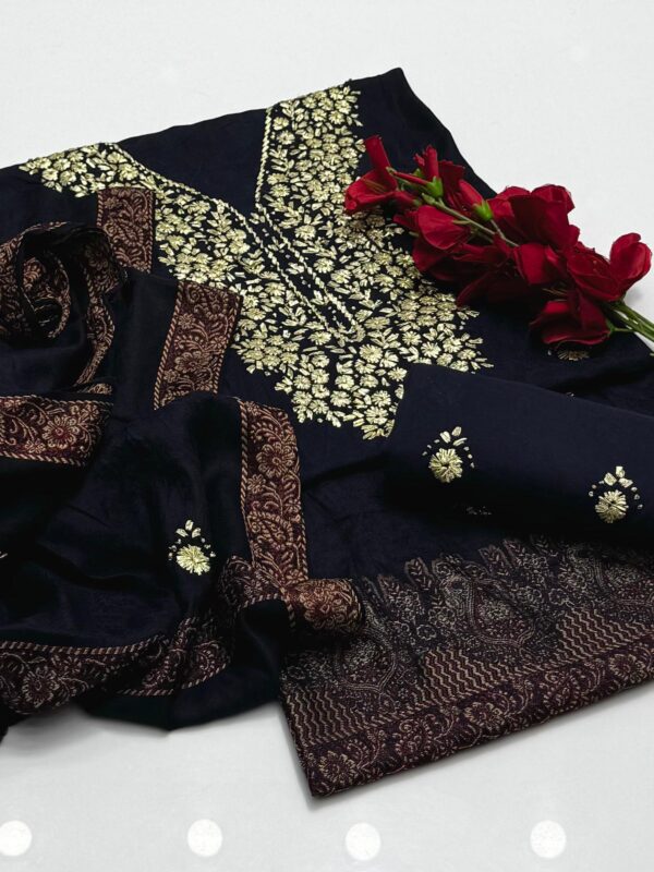 Jacquard Linen Embroidery 3 Pcs - Image 8