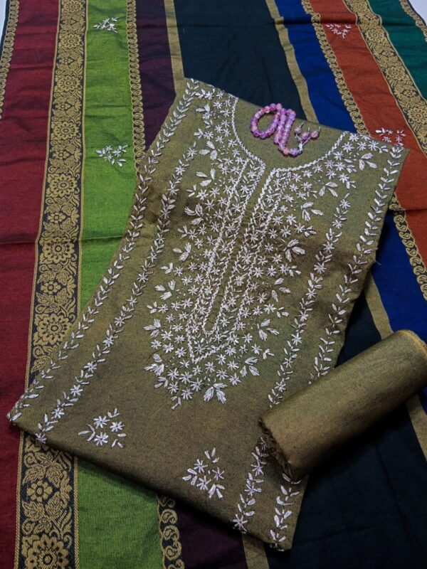 Cotton Khaadi 3 Pcs - Image 4