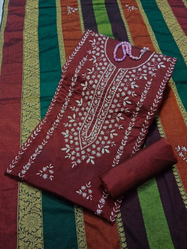 Cotton Khaadi 3 Pcs - Image 5