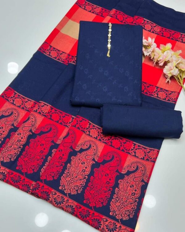 Pure Pashmina Jacquard 3 Pcs - Image 6