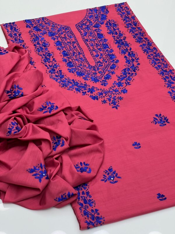 Raw Silk Embroidery 2 Pcs - Image 17