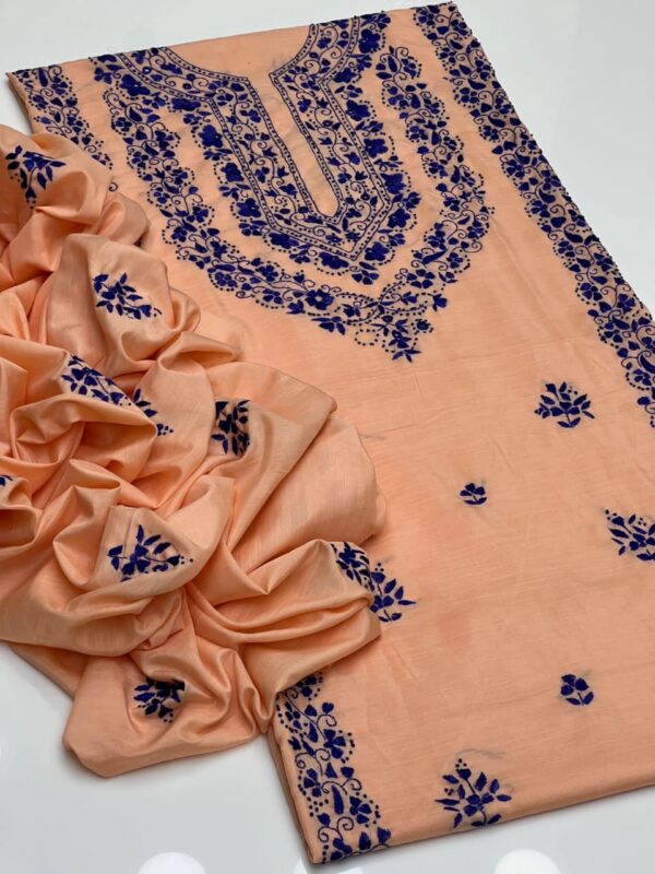 Raw Silk Embroidery 2 Pcs - Image 11