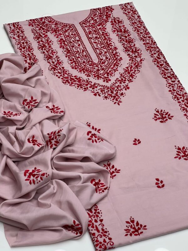 Raw Silk Embroidery 2 Pcs - Image 7