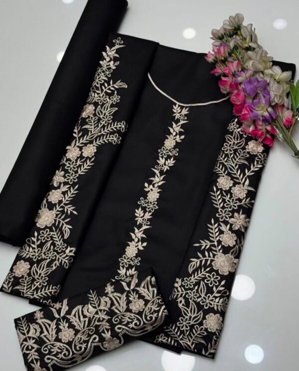 Dhanak Stuff With Embroidery 2 Pcs - Image 3