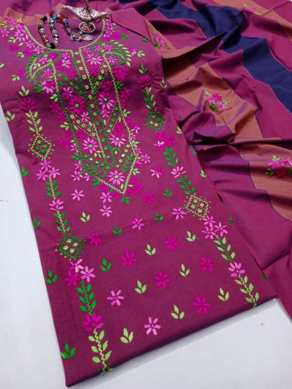 Cotton Khaadi Stuff 3 Pcs