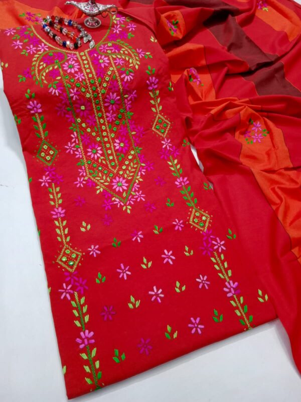 Cotton Khaadi Stuff 3 Pcs - Image 5