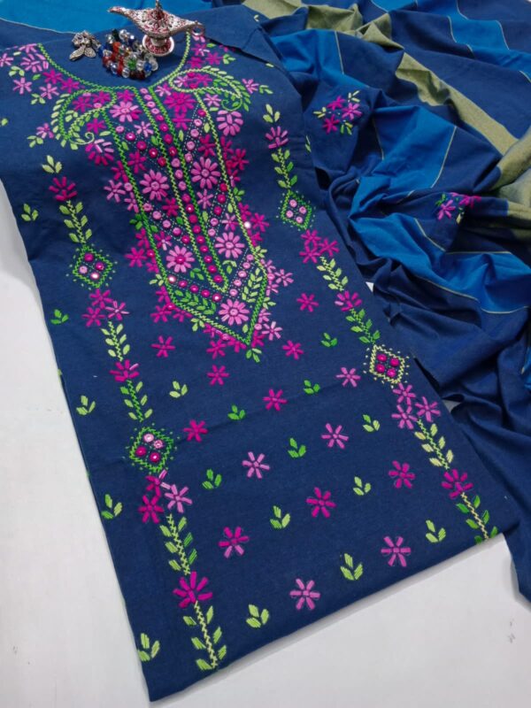 Cotton Khaadi Stuff 3 Pcs - Image 12